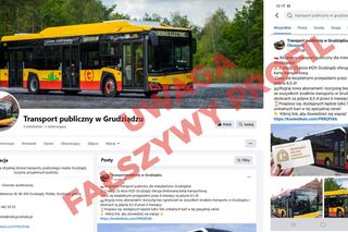 Fałszywy profil o transporcie publicznym w Grudziądzu. Uwaga na oszustów! 
