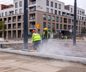 Budowa tramwaju do Wilanowa na kilka tygodni przed otwarciem