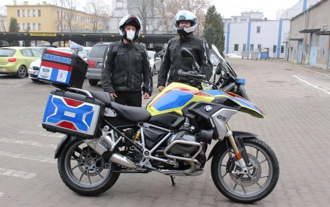 Toruń wreszcie ma motoambulans. Tak prezentuje się pojazd