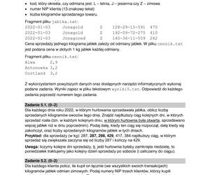 Matura 2024. INFORMATYKA poziom rozszerzony ARKUSZ CKE stara formuła 2015