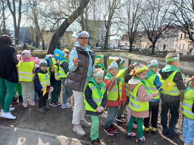 W Parku Kościuszki w Lesznie powitano wiosnę