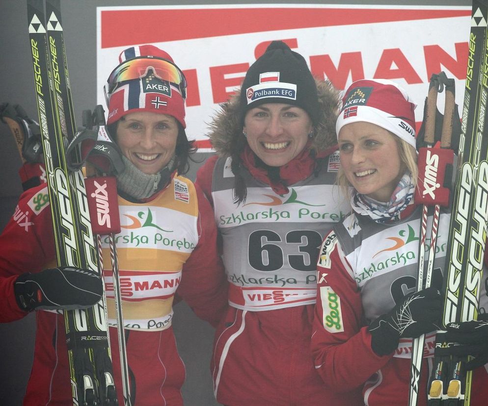 Justyna Kowalczyk, Therese Johaug, Marit Bjoergen