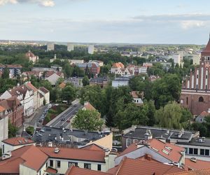 Olsztyn z lotu ptaka. Tak wygląda miasto z wieży ratuszowej