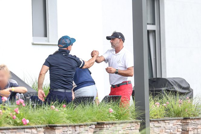 Michał Probierz na polu golfowym