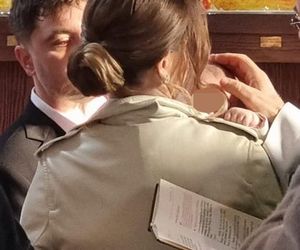 Daniel Martyniuk na chrzcinach syna