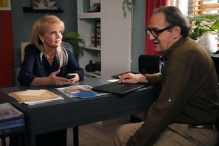 Barwy szczęścia odc. 3108. Małgorzata (Adrianna Biedrzyńska), Jerzy (Bronisław Wrocławski)