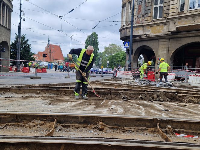 Utrudnienia dla pasażerów. Ulica Gdańska bez tramwajów