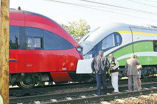 WARSZAWA: Czołowe zderzenie pociągów