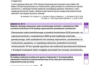 Odpowiedzi próbnej matury z biologii rozszerzonej 2024
