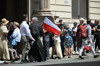 Głosowanie w lokalu wyborczym w Instytucie Polskim w Rzymie