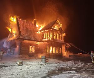Pożar domu w Maliszowie