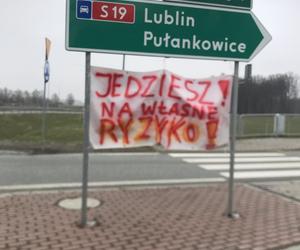 Rolnicy z Kraśnika znów blokują przejazd S19