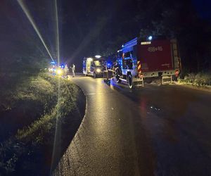 Nocny wypadek w Rudzie 