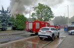 Wielki pożar hali w Gliwicach! Chmura dymu nad miastem