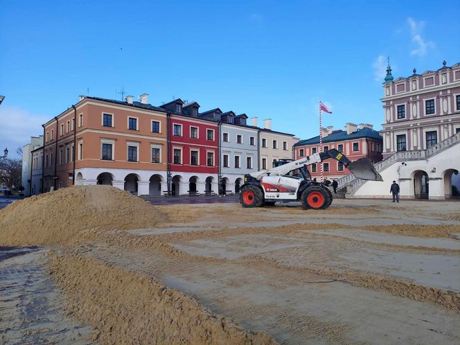 Budowa lodowiska w Zamościu