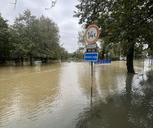 Sytuacja powodziowa. Ostrawa, Czechy