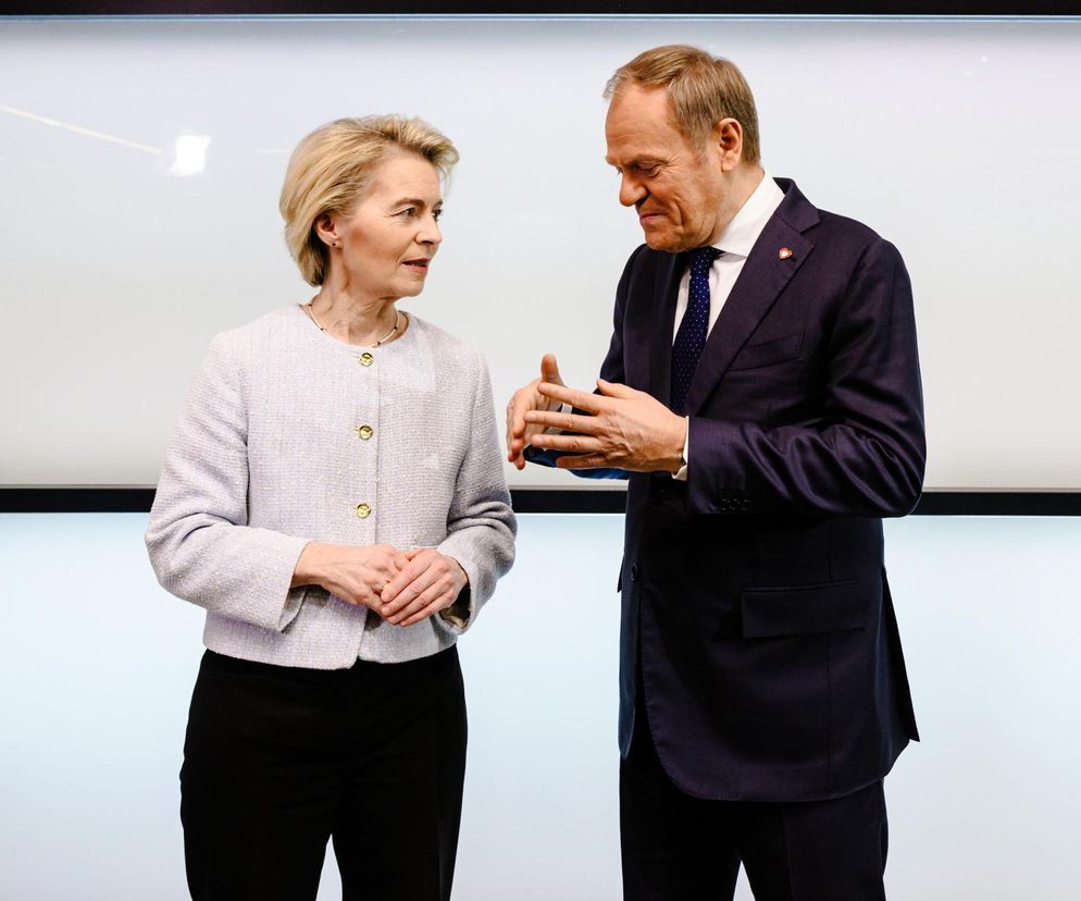 Donald Tusk spotkał się z Ursulą von der Leyen. Zapowiada deportacje cudzoziemców