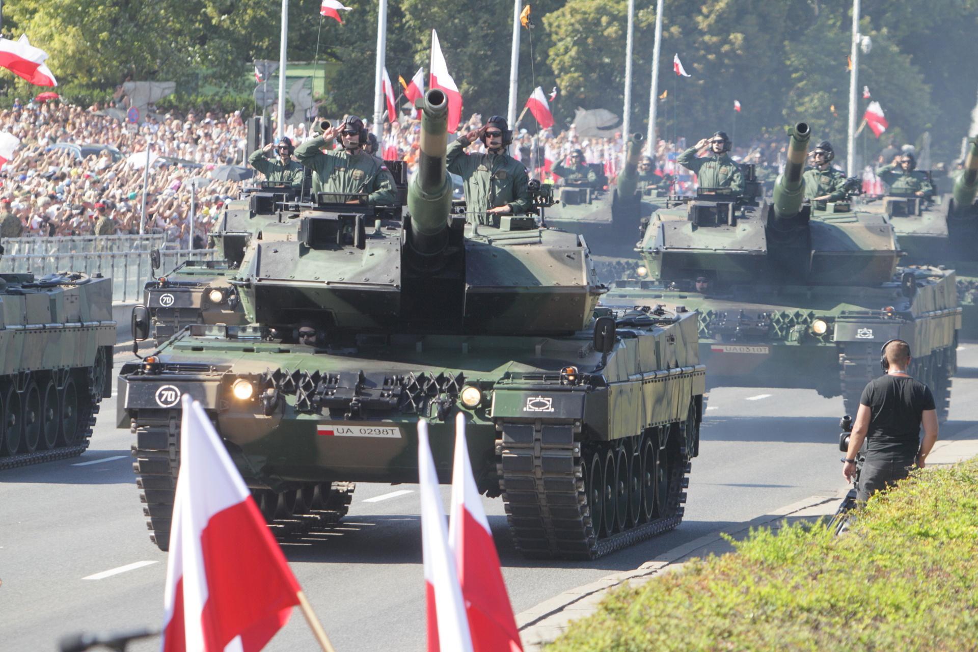 Czołgi Abrams, Leopard 2 i K2 na defiladzie Wojska Polskiego