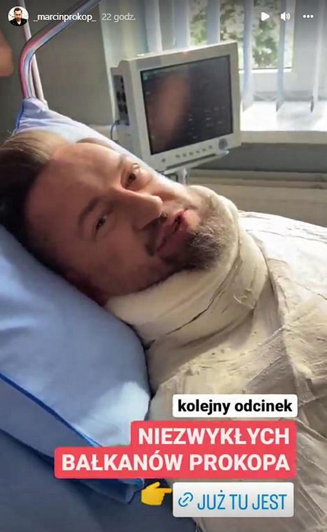 Marcin Prokop zarobil 500 000 zł na reklamie w gipsie