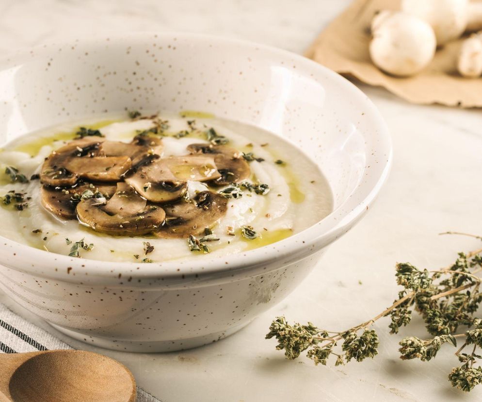 zalewajka ze świeżymi grzybami