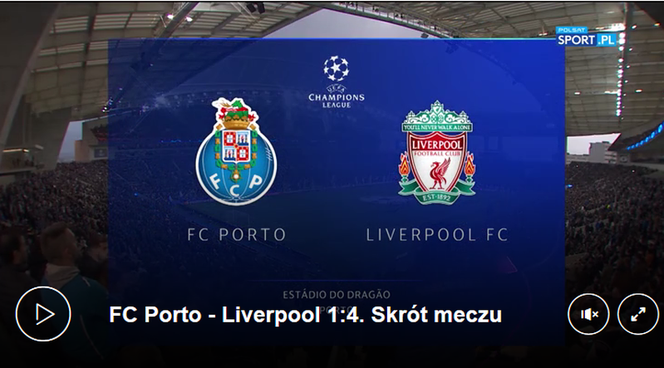 Porto - Liverpool skrót meczu