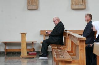 Lech Wałęsa zadał szyku na mszy świętej. Jak wyglądał?