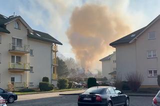 Wybuch gazu w Ustroniu. Zawalił się dom jednorodzinny. Trwa akcja ratownicza