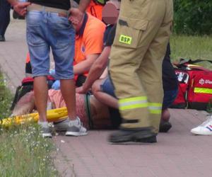 Czołowe zderzenie z motocyklem. Makabryczny wypadek w Rembelszczyźnie