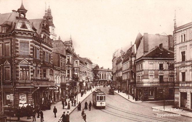 Ulica 11 Listopada w Olsztynie dawniej wyglądała zupełnie inaczej. Nosiła imię niemieckiego inżyniera