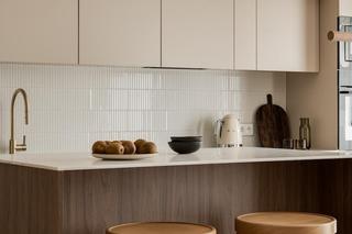 Beżowe mieszkanie w stylu vintage