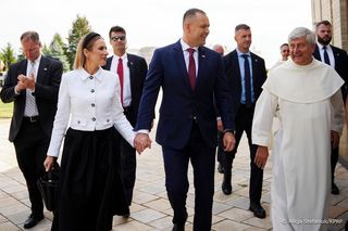 Prezydent Karol Nawrocki i pierwsza dama w Amerykańskiej Częstochowie