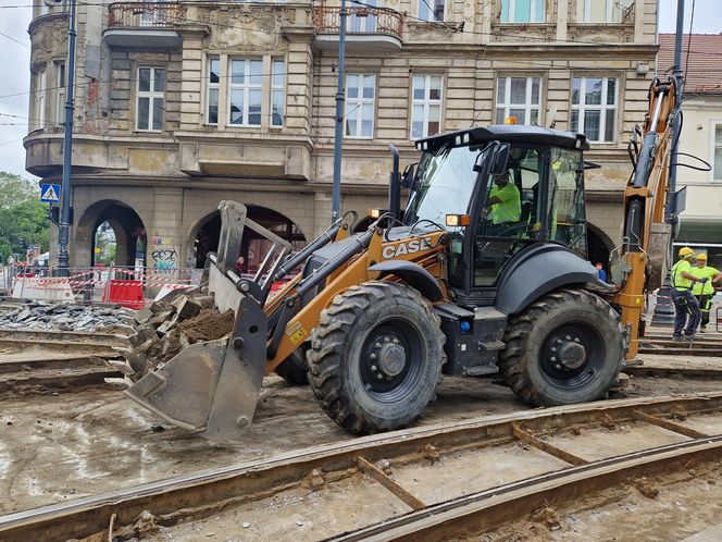 Utrudnienia dla pasażerów. Ulica Gdańska bez tramwajów