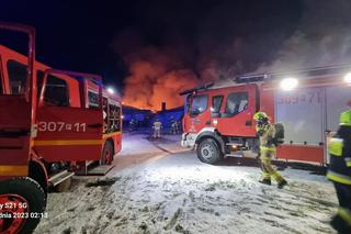 Pożar kurnika połączonego z budynkiem mieszkalnym pod Gorzowem