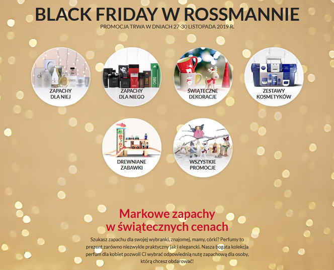 Black Friday 2019 w Rossmannie 