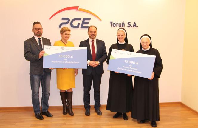 PGE Toruń przekazała 40 tysięcy zł czterem organizacjom pożytku publicznego