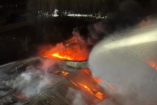 Warszawa. Pożar hali przy ul. Modlińskiej 16