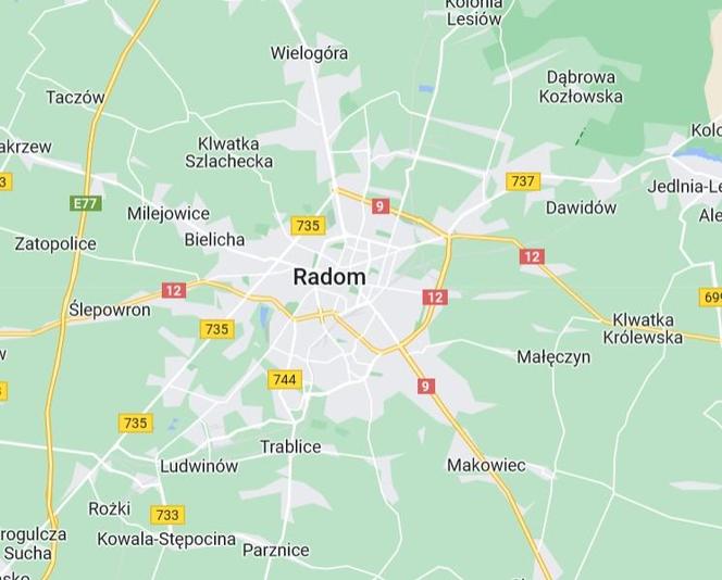 2. miejsce: Radom - 111,8 km² powierzchni 