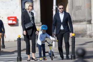 Niedzielny spacer Małgosi Kożuchowskiej z rodziną