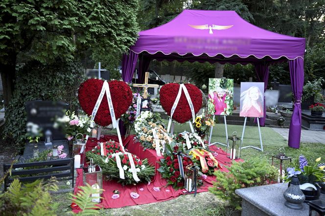 Tak wygląda grób Katarzyny Stoparczyk. Została pochowana na prywatnej uroczystości