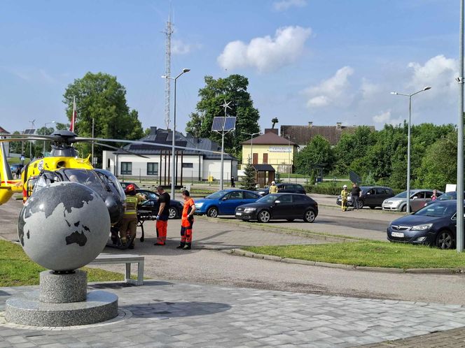 Wypadek nastolatka na hulajnodze w Mircu