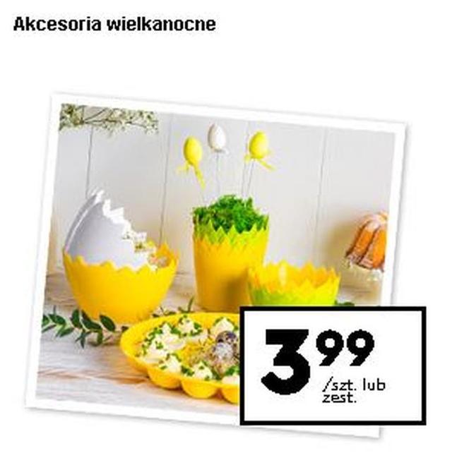 Wielkanocne akcesoria w Biedronce