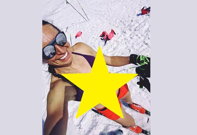 SEKSOWNA jak miss Justyna Kowalczyk! Głęboki dekolt i odsłonięte ciało robią wrażenie! [ZDJĘCIE]
