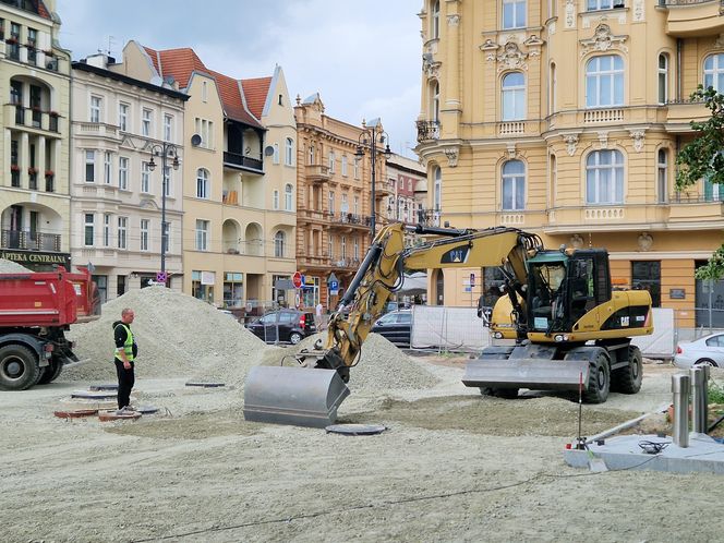 Tak przebiega rewitalizacja Placu Wolności w Bydgoszczy. Zaglądamy na plac budowy