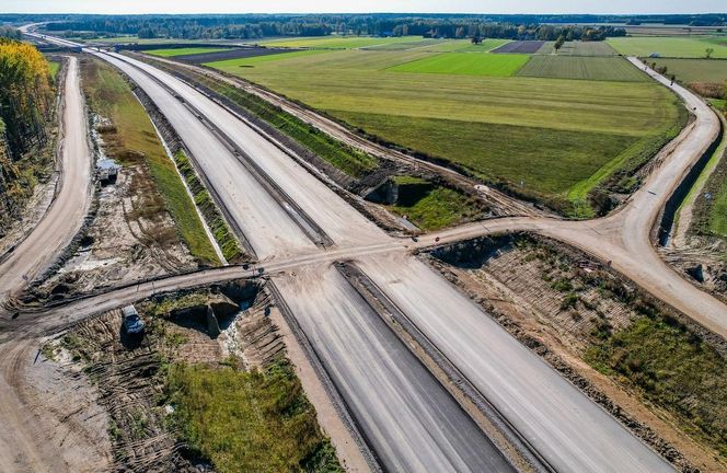 S19 Malewice-Chlebczyn w budowie