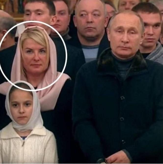 Putin i blondynka