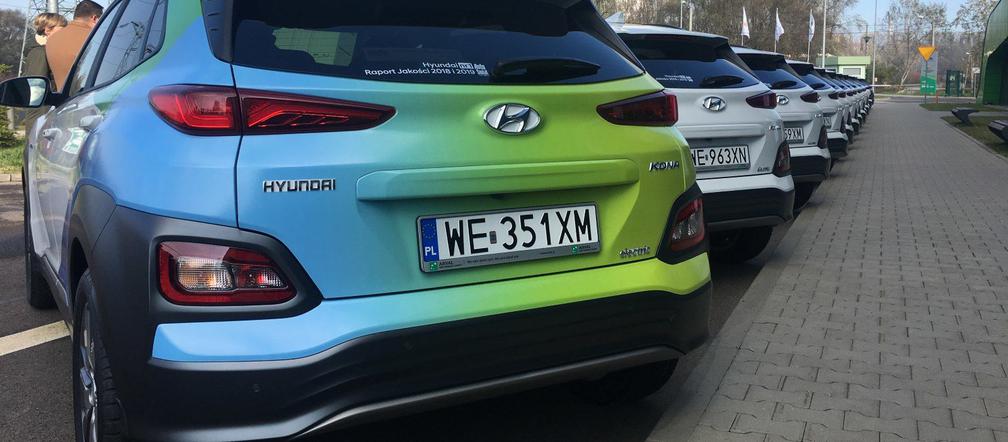 47 samochodów Hyundai KONA Electric trafiło do spółek publicznych miasta Kraków