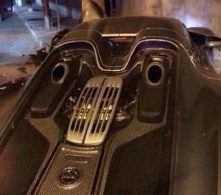 rozbite porsche 918 Spyder