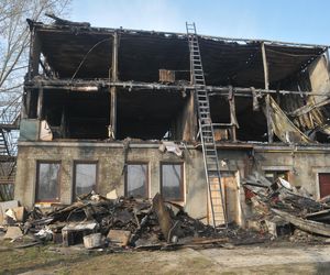 Pożar hotelu socjalnego w Kamieniu Pomorskim
