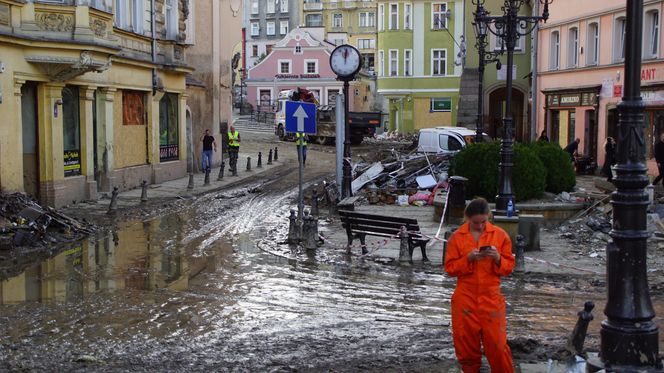 Zniszczenia w Kłodzku, powódź 2024