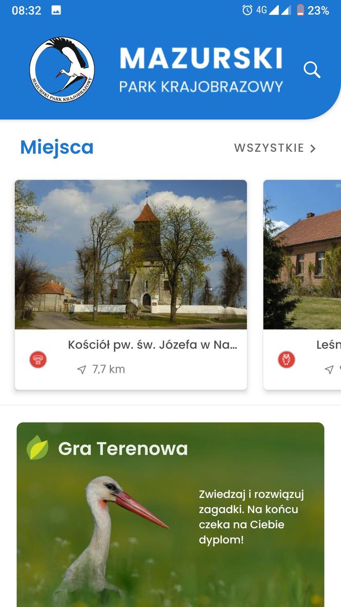 Mazurski Park Krajobrazowy będzie miał własną aplikację mobilną [ZDJĘCIA]